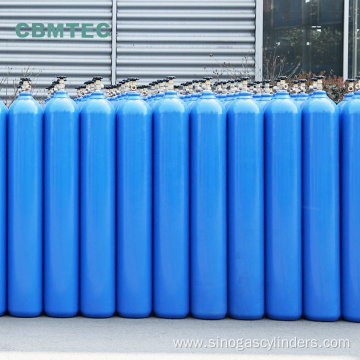 High Pressure Seamless 40L Medical O2 Steel Cylinders